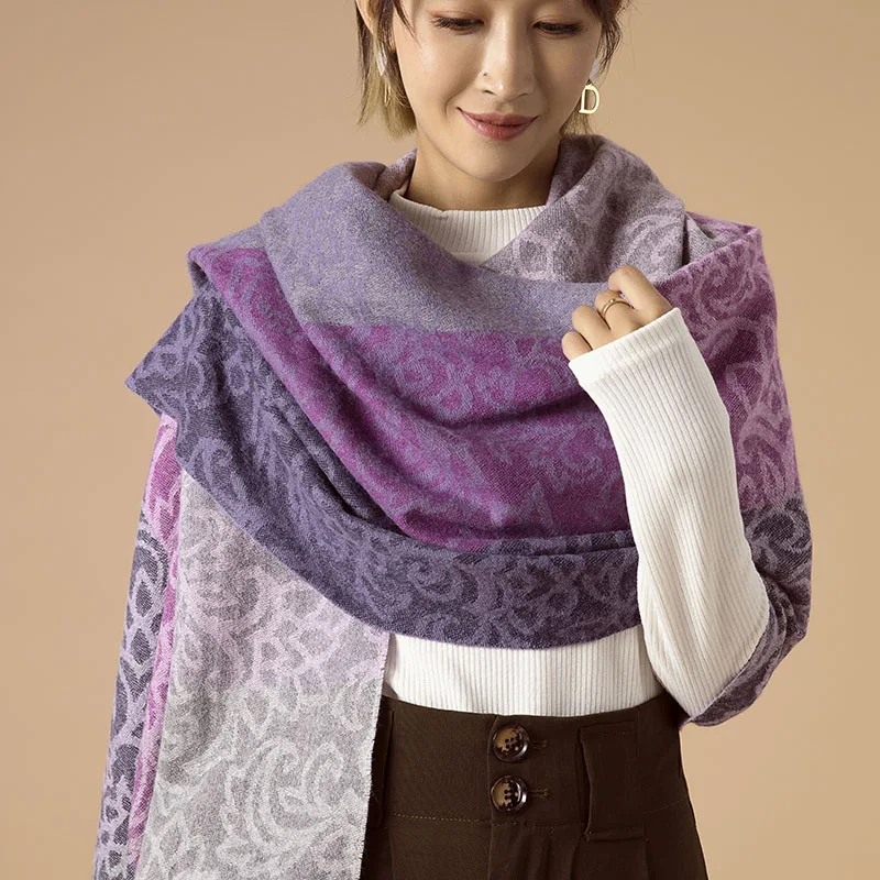 

Fasgion Cashmere Shawls And Wraps Women High Quality Scarves Long Soft Warm Ladies Pashmian Brand Designer Shawl Women Wrap