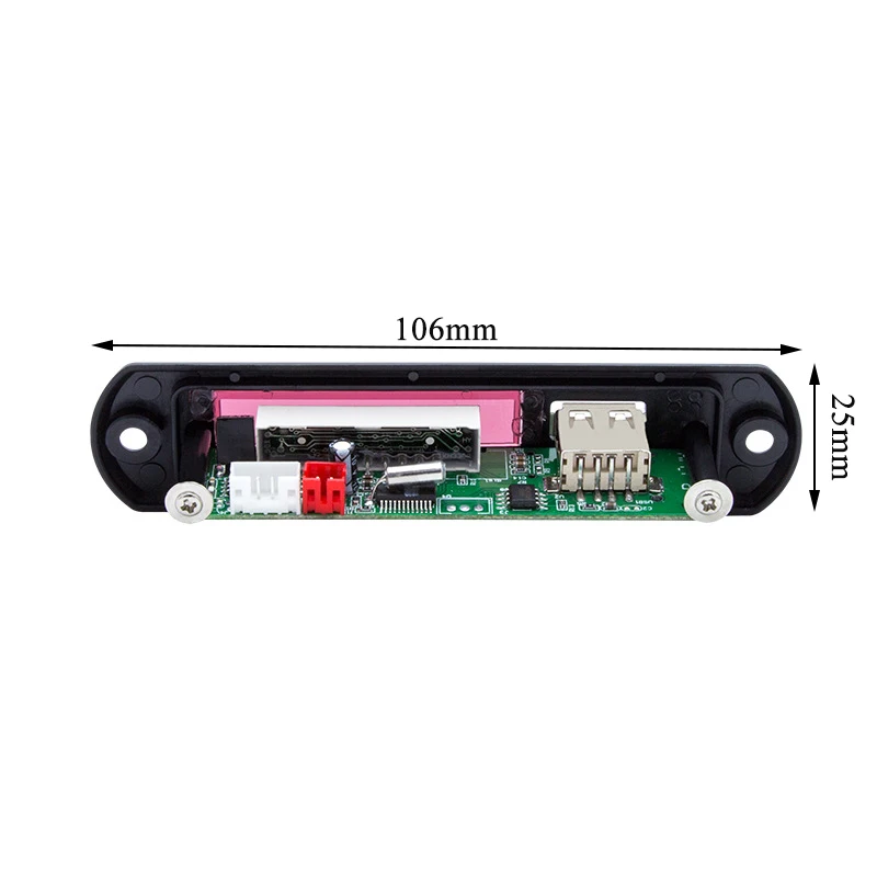 MP3 декодер автомобильный аудио плеер модуль 5 в 12 В MP3 декодер плата USB AUX 3,5 мм FM TF радио аудио с удаленным музыкальным динамиком декодирование