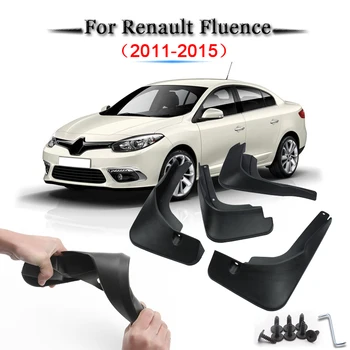 

Car Styling ABS Car Mud Flaps Splash Guard Mudguard Mudflaps Fender External Cover Car Accessories For Renault Fluence 2011-2015