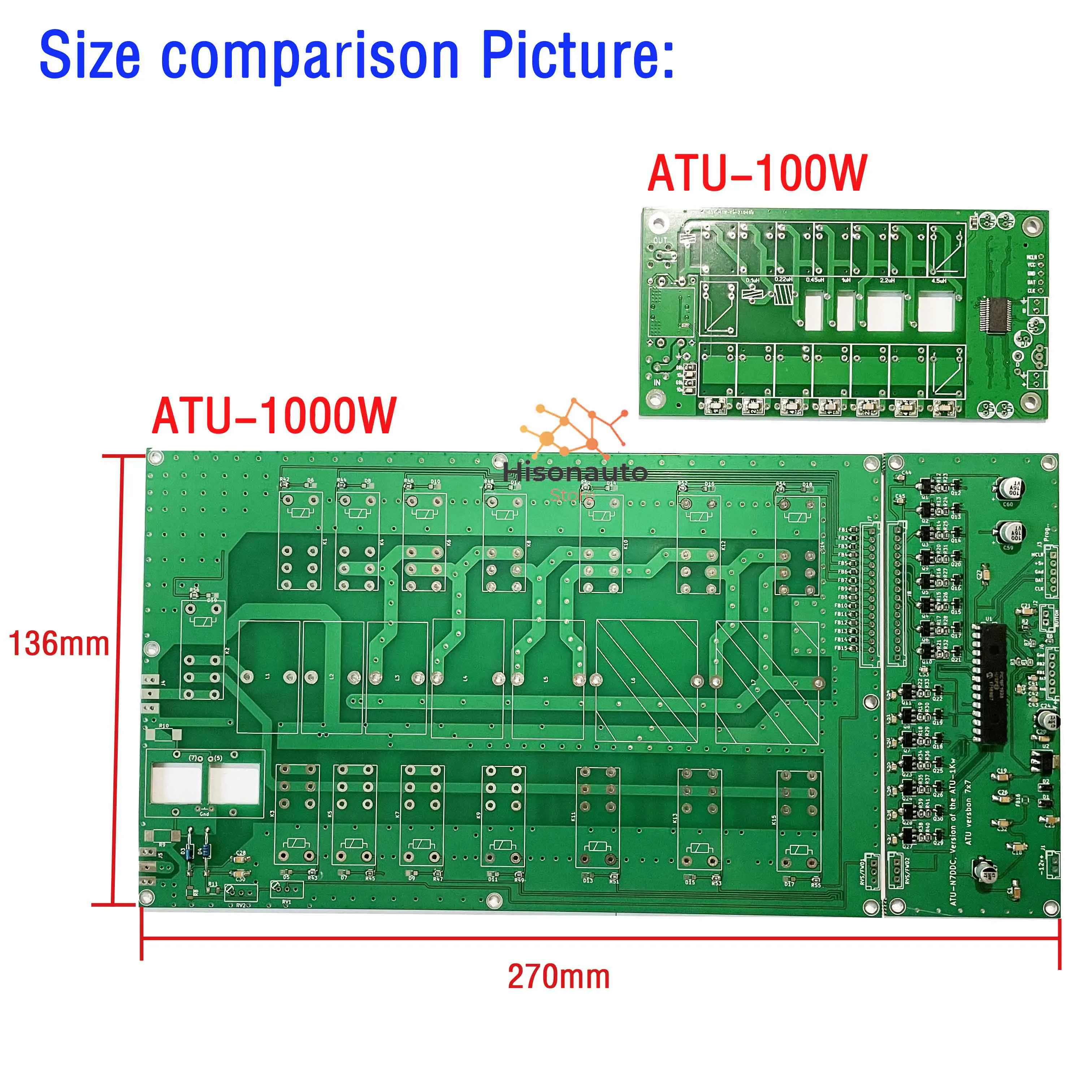 ATU-1000 atu1000 ATU-1KW ATU1000W Automatic Antenna Tuner 7x7 by N7DDC KIT