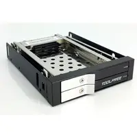 TOOLFREE 2.5 inch Floppy Disk Drive Tray Single/Double Bay Disk Drive SATA 6Gbps for HDD/SSD Hard Disk Enclosure Extraction Box - Image 5