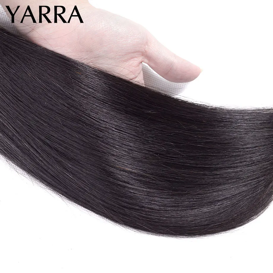 32 34 36 38 40 inch 1pcs Brazilian Straight Hair Bundles 100% Human Hair Bundles Hair Extensions Remy Bone Straight Hair Yarra