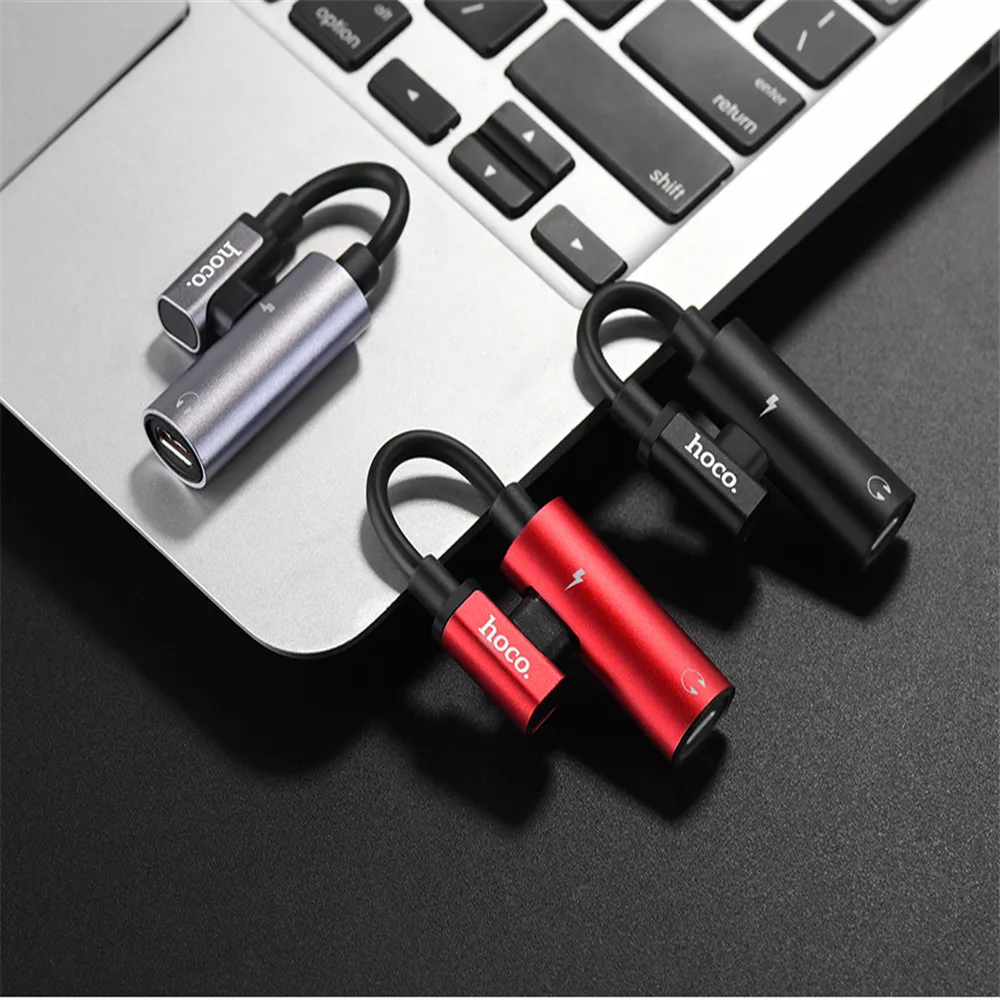 

2 In 1 Fast Charging 3.5mm Audio Converter Adapter Audio Cable For Apple Plug For IPhone X 7 8 Plus Headphone Support MIC