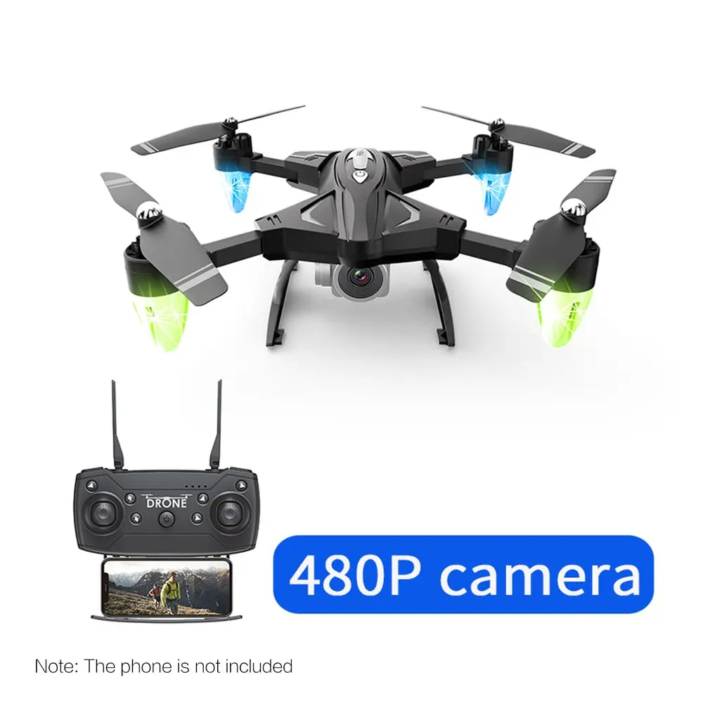 F69 Складная RC игрушка Дрон wifi FPV 1080 P/480 P широкоугольная HD камера удержание высоты Безголовый режим RC AirplaneModel с 2/3 батареей