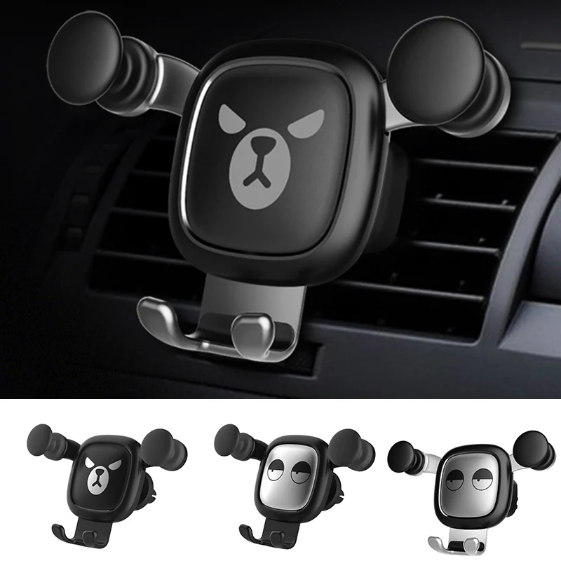 Автомобильный держатель для телефона Gravity Phone Mount для автомобильных вентиляционных отверстий с поворотом на все градусов навигационный кронштейн TD326