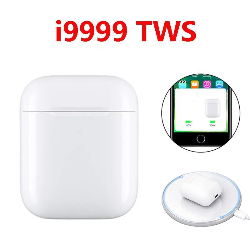 

i9999 Tws Bluetooth Earphones 1:1 Replica Air 2th Wireless Charging Earbuds Pop Up 5D Bass Headset PK i30000 i10000 i9000 tws