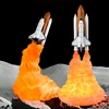 3D Print Space Shuttle LED Table Lamp Bedside Desk Lamp 800 mAh USB Rechargeable LED Night Light Christmas Kids Gift Study Decor 1