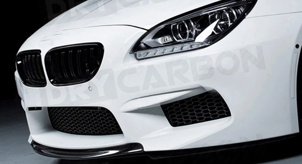 Hohe Qualität Carbon Fiber Front Bumper Lip Spoiler für BMW 6