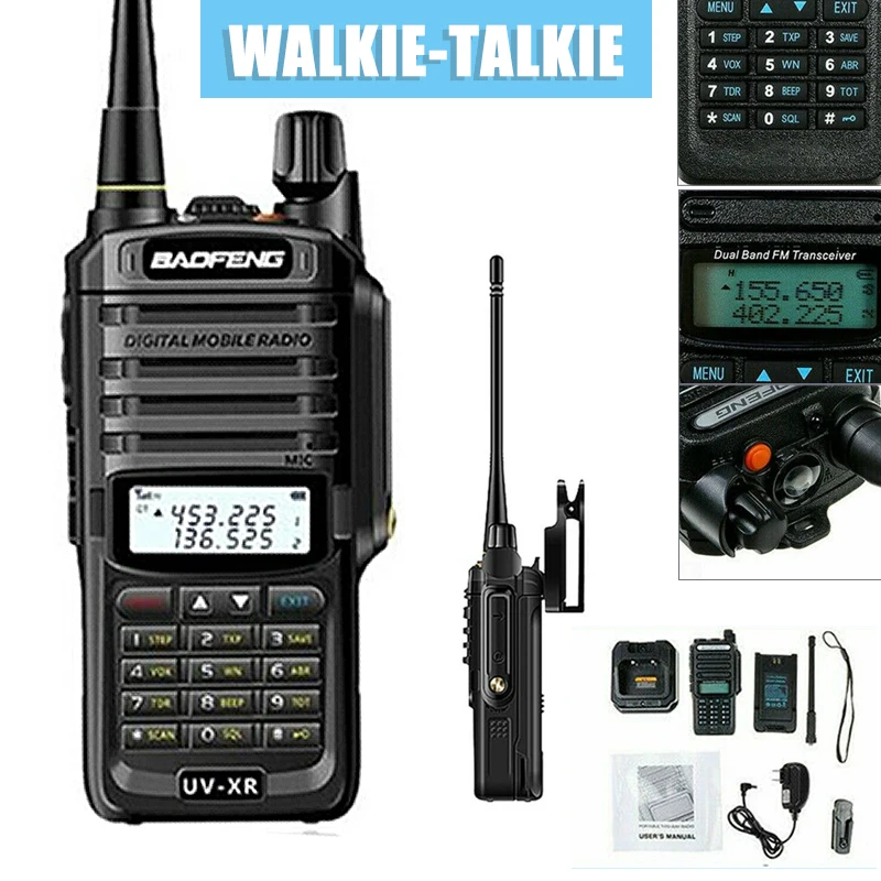 UV-9R plus handheld walkie talkie 15w 128ch