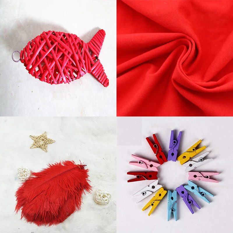 Красная стая пигментная краска для обновления одежды перо бамбук 10 г/бутылка