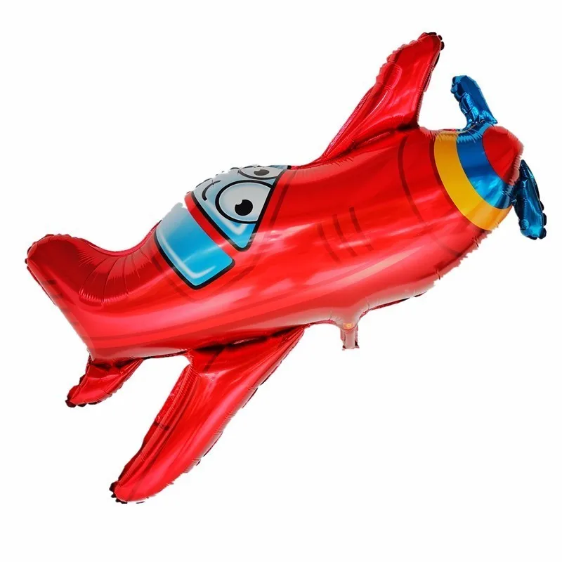 Retro airplane 1 шт., автомобильный бочонок истребитель инженерно-перевозка автотранспортом воздушные шары День рождения украшения Дети Круглый гелиевый в честь - Цвет: Retro airplane