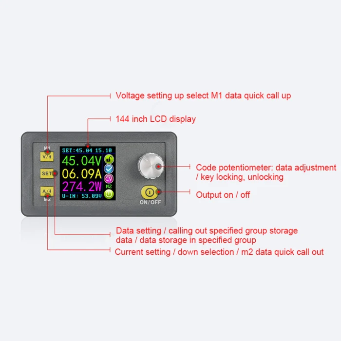 Высоковольтный ток регулятор напряжения модуль питания Преобразователь напряжения и тока блок питания DPS5015 LG66