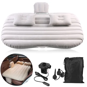 

Inflatable Bed Car Inflatable Beds Back Seat Mattress Airbed With Pillow And Air Pump For Rest Sleep Travel Camping Dropshipping