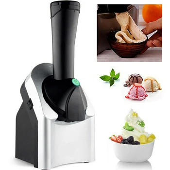 

220V Electric DIY Ice Cream Maker Household Fruit Chocolate Ice Cream Maker Frozen Yogurt EU Plug