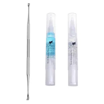 

5ml Teeth Whitening Pen Gel Whitener Oral Hygiene Teeth Stain Repair Pen with Teech Cleaning Pen for Pets Dogs Cats (White)