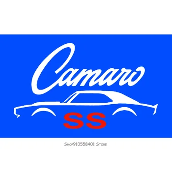 

2019 New Mens Fashion Tees Short 1967 1968 1969 Camaro Flag Ss Rs Classic Muscle Car Silhouette