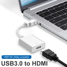 USB 3.0 to HDMI Converter USB3.0 to HDMI Adapter Multi Display Cable HDMI Video Cable for PC Notebook Projector HDTV 1080P