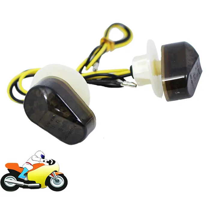 2Pcs Motorbike LED Turn Signal Light Lamp Bulbs Indicator for Yamaha 12V