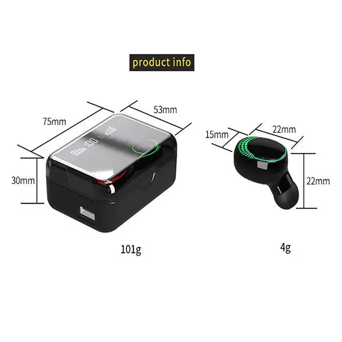 Модные мини беспроводные Bluetooth стерео наушники-вкладыши Micro USB наушники Smart Touch 4-5h Повседневная Bluetooth гарнитура 32