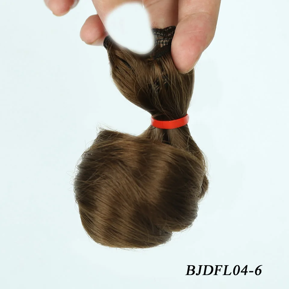 Allaosify 15*100 см 30*100 многоцветный золото коричневый, черный, серебристый цвет высокое температура провода волос BJD Искусственные парики для