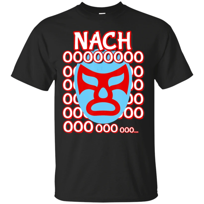 Nacho Lucha Libre маска для Реслинга nachoooo Men'S Black Размер S-6Xl футболка высокого качества