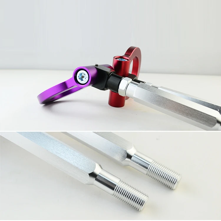 Auto Car Aluminum Racing Towing Tow Hook Strap Hauling for   STI