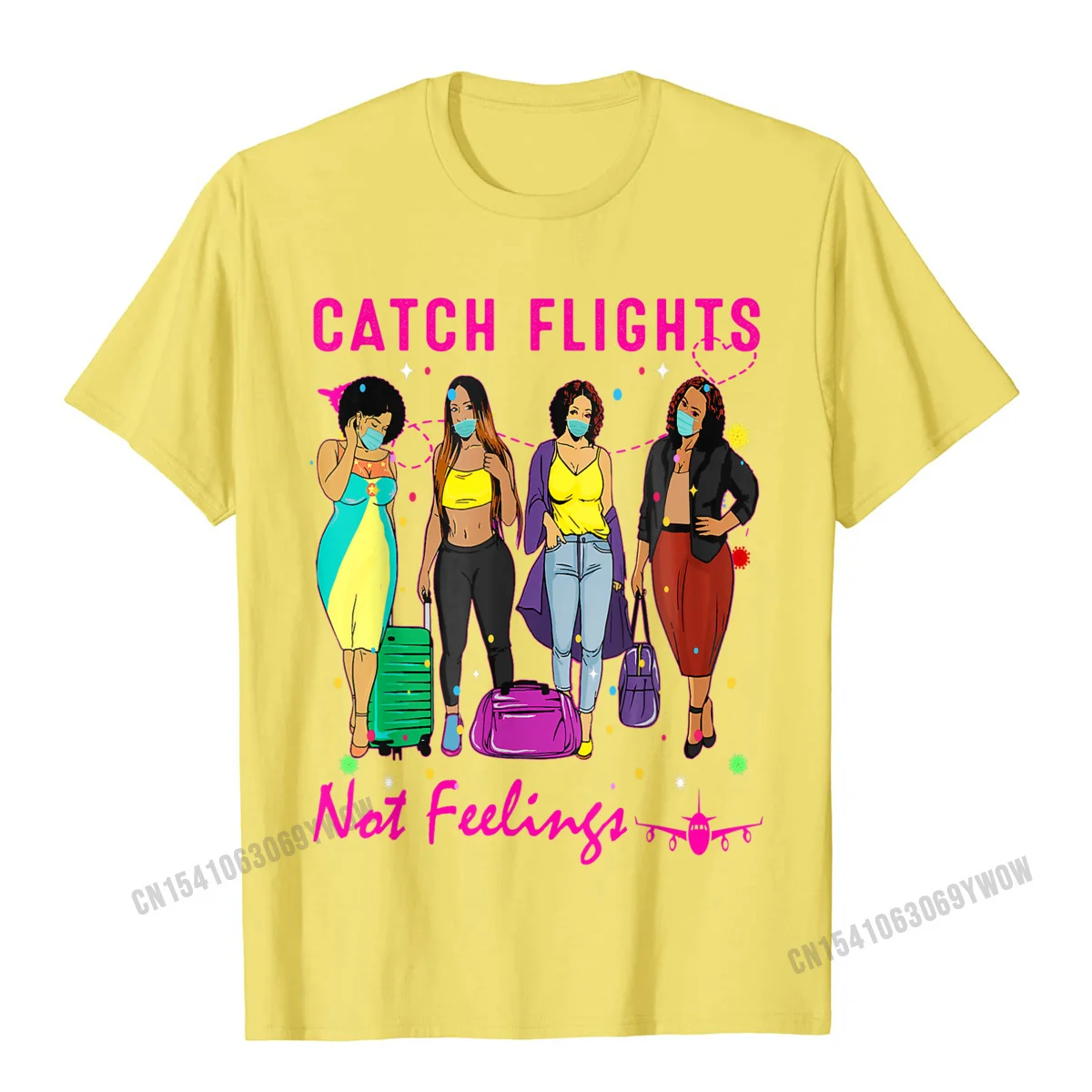 O Neck Summer Pure Cotton Men's Tshirts Normal Short Sleeve Tops Tees 2021 New Casual Tee-Shirts Drop Shipping Catch Flights Not Feelings Summer T-Shirt__938 yellow