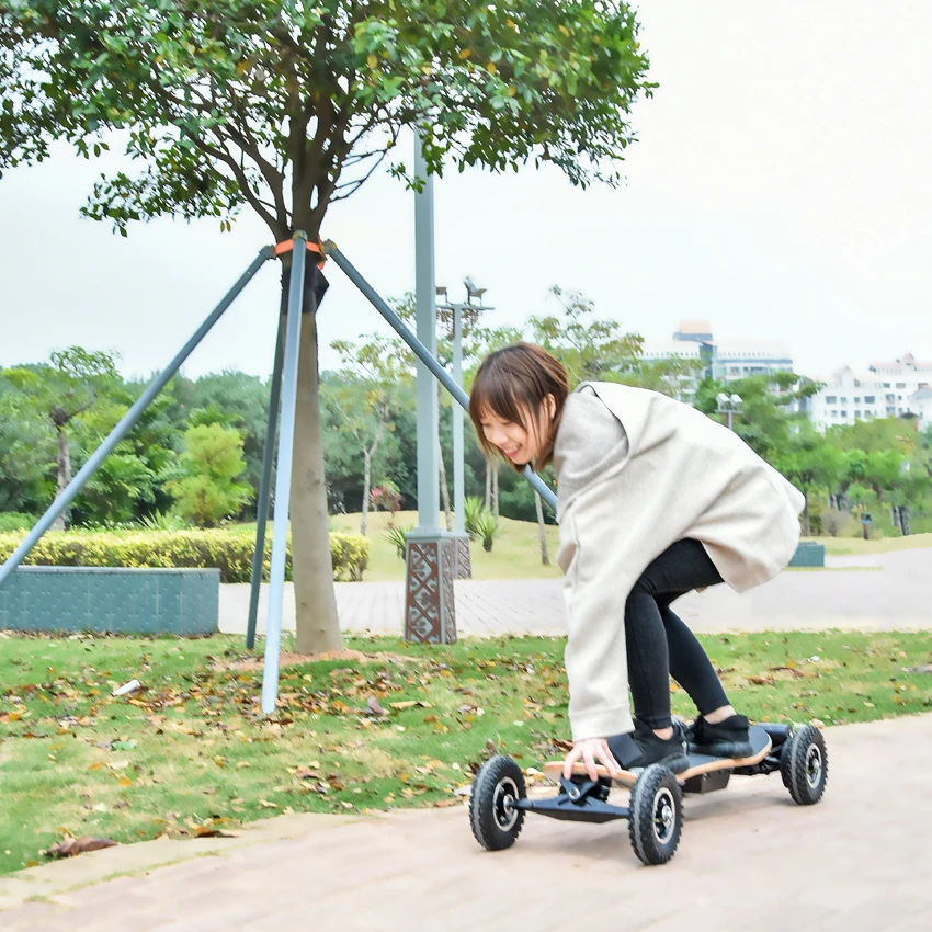 Электрический скутер 4 колеса электрический скейтборд Лонгборд Boosted board E-Scooter Ховерборд деревянная доска двойной мотор 1200 Вт Мощность