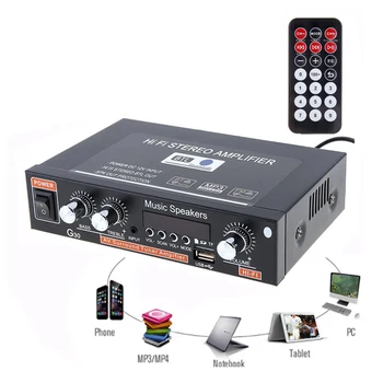 

G30 Car Amplifier Digital Replacement 12V Electronics HIFI Remote Control Multifunction Stereo Bass Home 2 Channel Easy Use