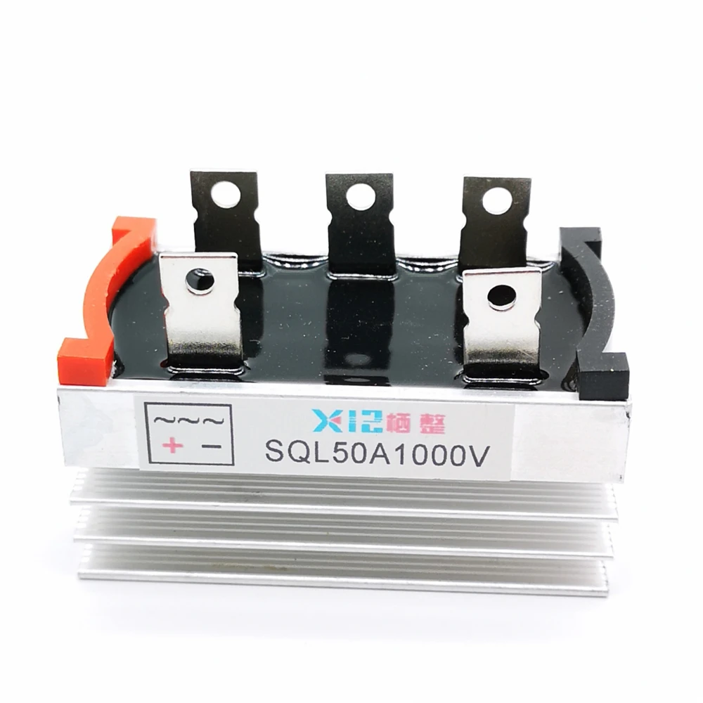 

New SQL 50A 1000V Three-Phase Bridge Rectifier Brushless Generator With Heatsink SQL50A1000V