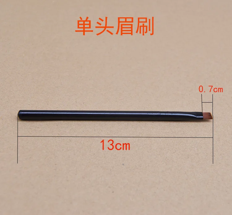 Factory Currently Available Oblique Double Headed Eyebrow Brush Eyelash Curler Spiral Brush Double-ended Makeup Brush Beauty Too