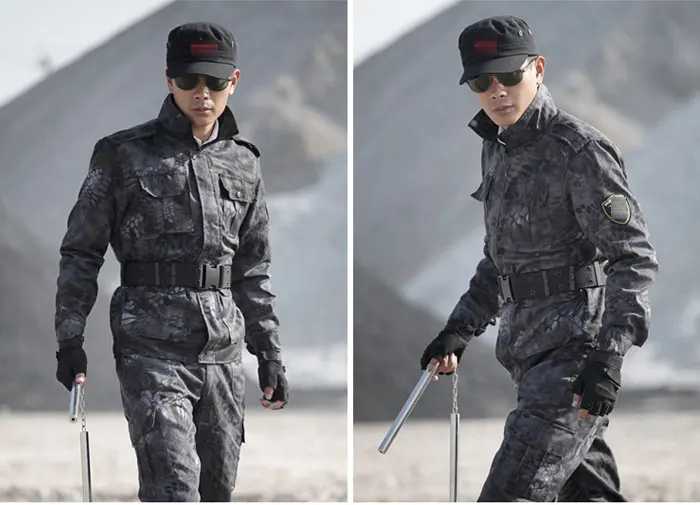 Military Uniform Black Hawk Python Uniforme Military Tactical Combat Jacket Cargo Pants Suit CS Fardas Militar Army Clothing Men