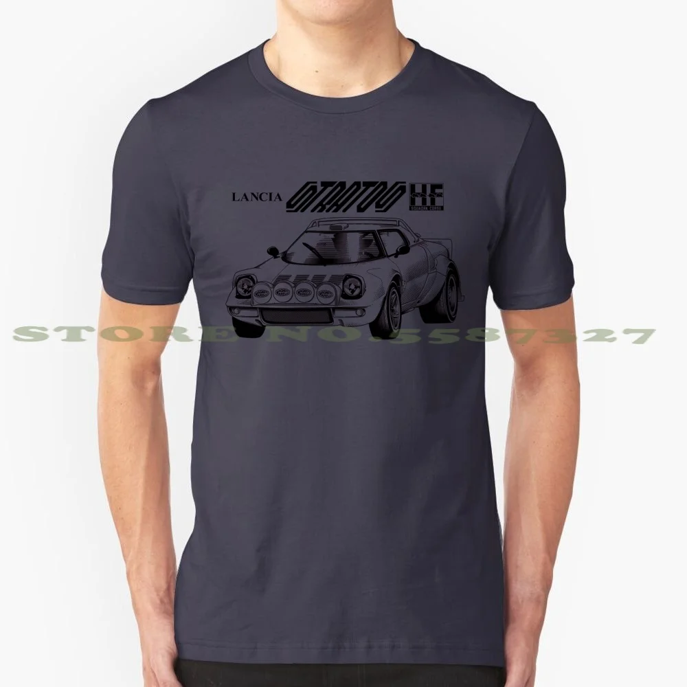 Lancia Stratos Hf Reparto Corse Cool Design Trendy T-Shirt Tee Lancia Stratos Lancia Stratos Wrc World Rally Hf Riparazione Corse