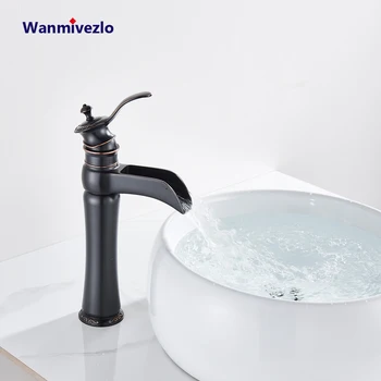 

Bronze Basin Faucet Teapot Model Taps Bathroom Sink Faucet Single Handle Single Hole Deck Mounted Hot Cold Mixer Tap Crane