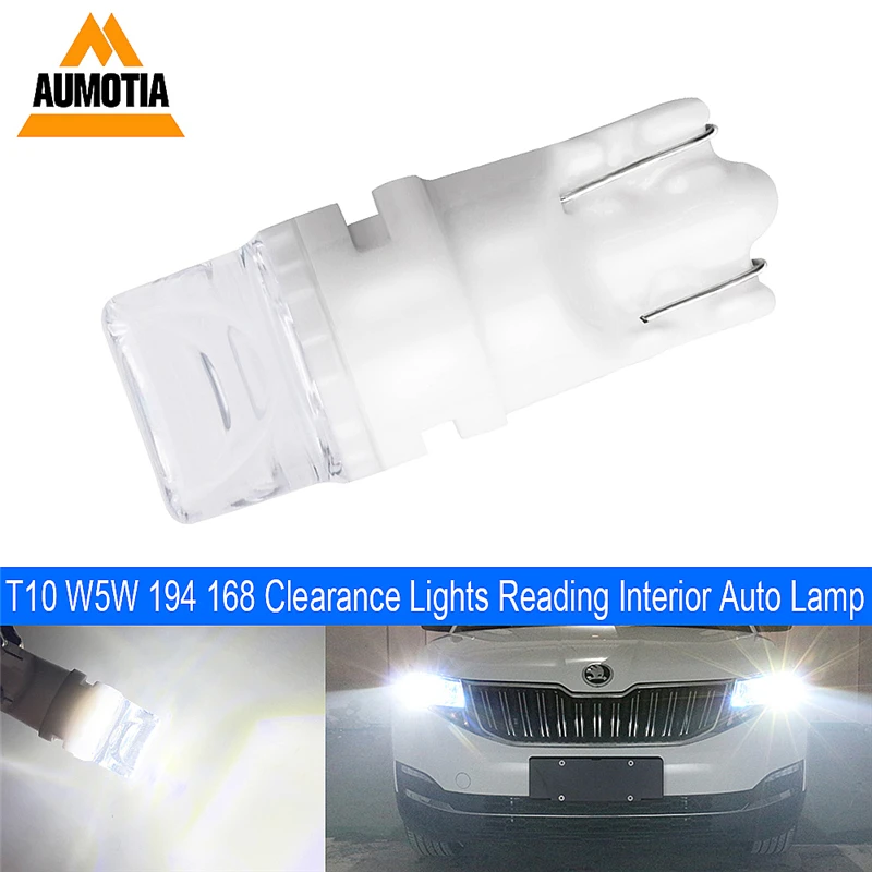 1000x T10 светодиодный лампы W5W светодиодный дневные ходовые огни 2835 SMD 194 168 PC чехол Габаритные огни для чтения салона авто лампы 12V