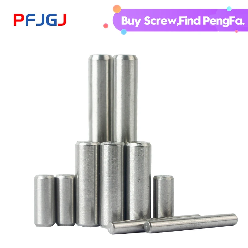 

Peng Fa M6 M8 M10 M12 GB119 Cylindrical Pin Parallel Pins 304 Stainless Steel