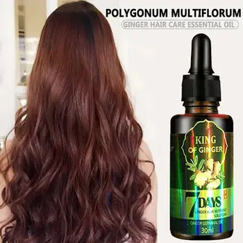 

30ml Ginger Hair Growth Nutrient Solution Hair Loss Treatment Hair Protection Essential Oil for Men Women