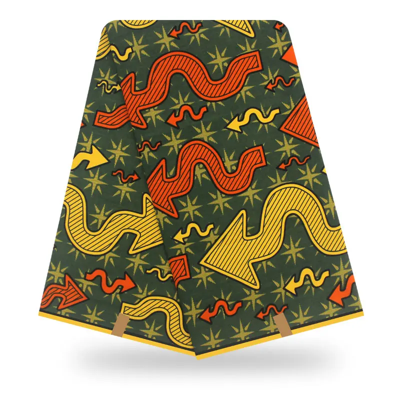 Новейшая настоящая восковая печать высокого качества африканская ткань Анкара ткань для платьев хлопок tissu восковая ткань оптом - Цвет: YJ751203C23