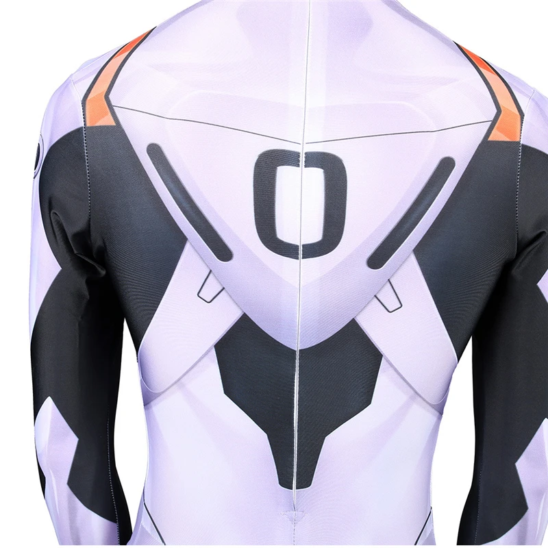 Эва аниме Jumpsuits Комбинезоны Косплей Костюм неоновый Genesis Evangelion комбинезон унисекс лайкровый зентай длинный рукав полноразмерный костюм