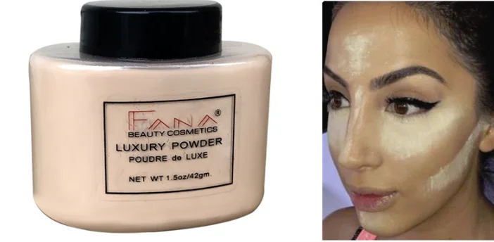 Polvo de plantano polvo suelto ACEITE DE horneat Ajuste de control de polvo corrector de maquillaje Poudre Banana lujo Maquillage 42g