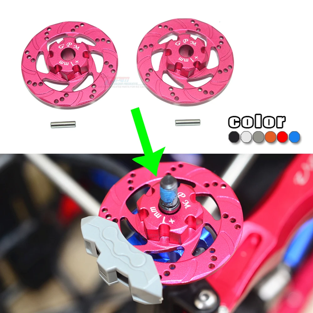 

Металлический + 1 мм дисковый тормозной суппорт расширяющий адаптер #8569/8568 для 1/7 UDR UNLIMITED DESERT RACER 85076-4