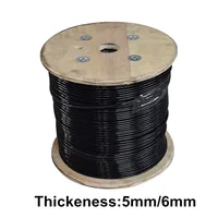 Gym Pulley Cable Wire Rope Thick 5MM/6MM PU Skin for Replacement Fitness Exercise Attachment Accessories Home Workout Equipment 2