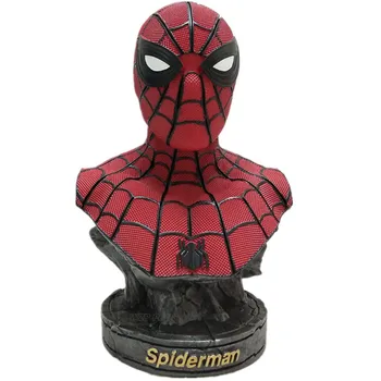 

18cm Avengers Endgame Super Hero Spider Man Bust Resin Action Figure Collectible Model Toys for Birthday Gift