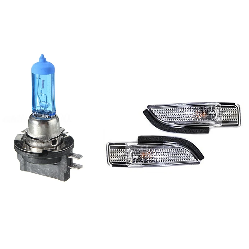 2Pcs Side Mirror Indicator Turn Signal Light Lamp Fit for Toyota Camry Avalon Corolla Prius C &amp H11B 55W Car Halogen | Автомобили и