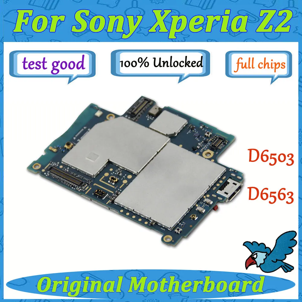 Для sony Ericsson Xperia Z2 D6503 D6563 Полная разблокировка материнская плата с чипами материнская плата Материнские платы все функции Хорошая рабочая ОС