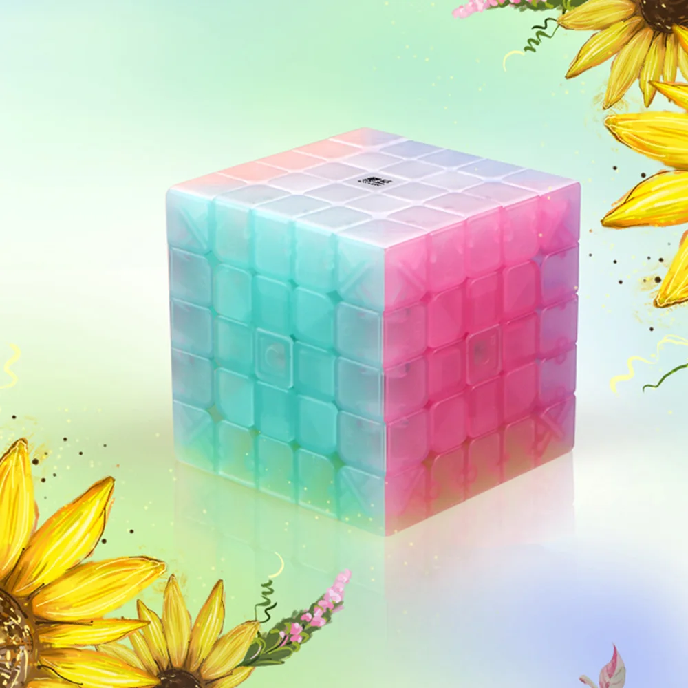 IQ-Cubes QiYi QiZhen S 5x5 желе куб Высокая головоломка с быстрым кубом магическое профессиональное обучение и образовательные кубики magicos детские игрушки