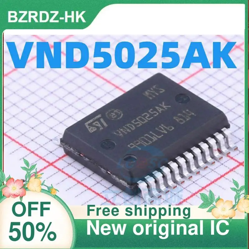 

2-10PCS/lot VND5025AK VND5025 New original IC