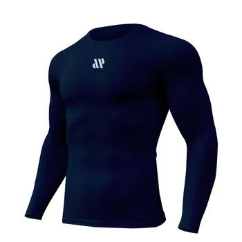

2020 Autumn Long Sleeve T Shirts Men Fitness Sports Long Sleeves Quick-Drying Tights Running Training Tops Mens Clothing T Shirt