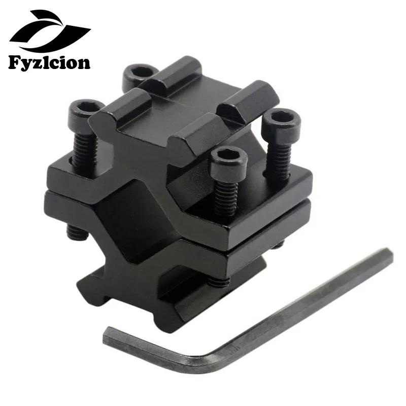

Tactical hunting 2Pack Barrel Clamp On to Picatinny Weaver Rail Mount Adapter Fit For Rifle Bipod