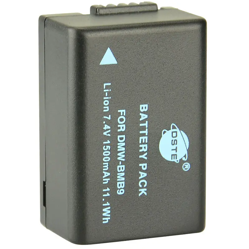 3 шт. 1500 мАч 7,4 V DMW-BMB9 DMW-BMB9E DSTE Камера Батарея двойной Зарядное устройство для цифрового фотоаппарата Panasonic DMC-FZ40 FZ45 FZ47 FZ48 FZ100 FZ150 DC-FZ80 - Цвет: 1Battery Only